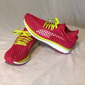 COPY - Puma Ignite Pink and Green NetFit Sneakers